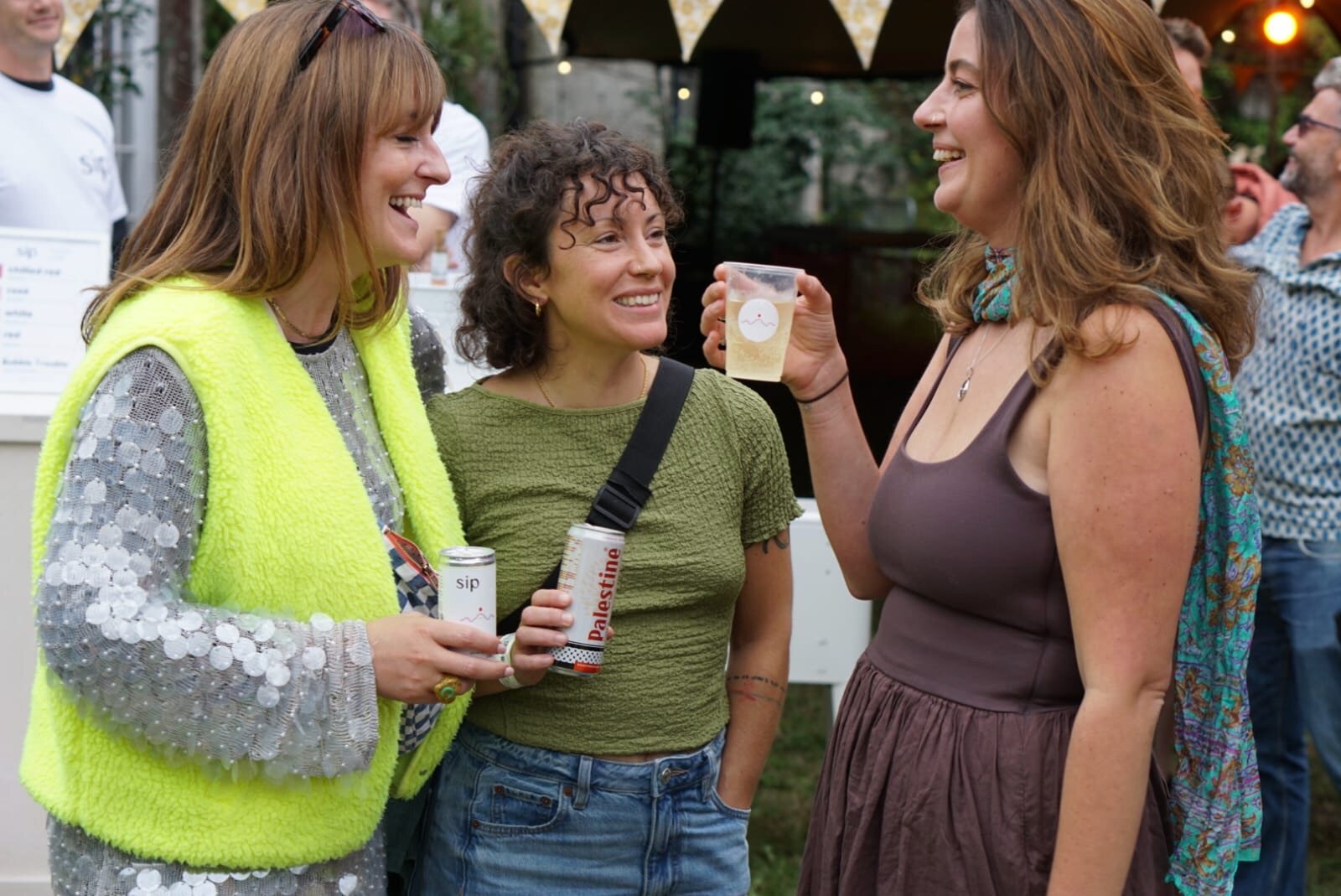 sip at a festival